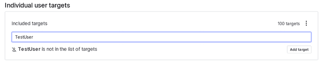 Adding an individual context to a list-based segment.