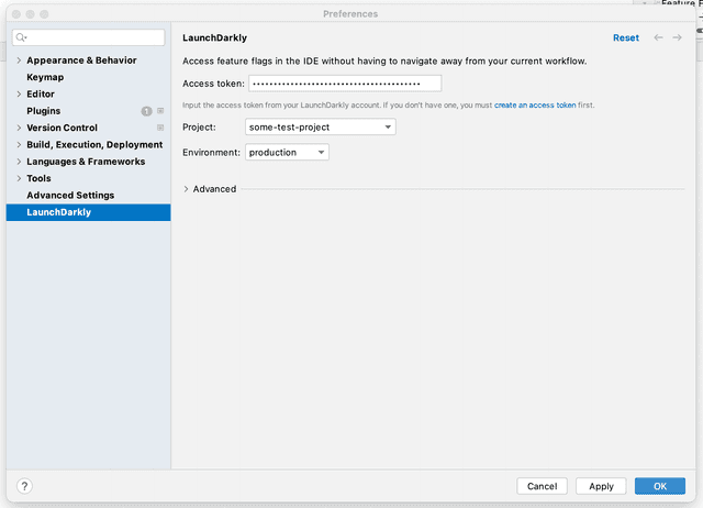 The IntelliJ IDEA "Preferences" dialog.