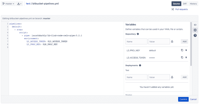 An example Pipeline configuration.